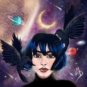 My project in Digital Fantasy Portraits with Photoshop course. Digital Drawing, Digital Illustration, Drawing, Traditional illustration, and Portrait Drawing project by Marion Des - 10.15.2020