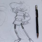 Mi Proyecto del curso: Introducción a la creación de personajes estilo cartoon. Un proyecto de Dibujo de Mister Aspiradora - 14.10.2020