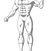 Mi Proyecto del curso: Ilustración para cómics: anatomía de un superhéroe. Un progetto di Illustrazione tradizionale, Character design, Fumetto, Disegno a matita e Disegno anatomico di Jose Luis Pantoja - 21.12.2022