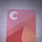 Noche rosada. Un projet de Peinture acr , et lique de Jenny Linares - 15.10.2020