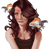 Fishing. Un projet de Dessin de portrait et Illustration traditionnelle de kana - 15.10.2020