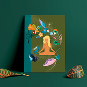 Mi Proyecto del curso: Ilustración flat con Photoshop. Un proyecto de Ilustración botánica e Ilustración digital de Lucía Braña - 20.10.2020