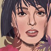 Mi Proyecto del curso: Retrato ilustrado con Procreate. Street Art, Fine Arts, Artistic Drawing, Digital Drawing, and Digital Illustration project by memis - 10.15.2020