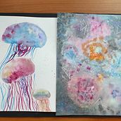 My project in Modern Watercolor Techniques course. Watercolor Painting project by Elena Paiuc - 10.15.2020