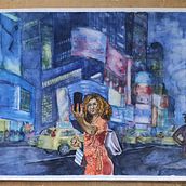 Mi Proyecto del curso: Ilustración con acuarela: recrea tus escenas más icónicas. Un progetto di Illustrazione tradizionale di mannekenpis2 - 15.10.2020