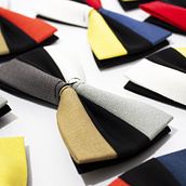 Bowties Inspiradas en Mondrian. Fashion Design, and Costume Design project by Sam ElSam - 10.15.2020