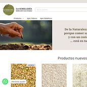 Mi Proyecto del curso: La Semilleria Mercado Saludable. Web Development, IT, Marketing, Web Design, Digital Marketing, and E-commerce project by Maria Dolores Calvo - 10.12.2021