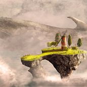Matte Painting: Isla El Manana. Un proyecto de Cine, vídeo, televisión y Edición de vídeo de Cristóbal Miño Molina - 16.10.2020