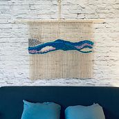 My project in Introduction to Macramé: Creation of a Decorative Tapestry course. Un progetto di Macramè di Noemi - 31.10.2020