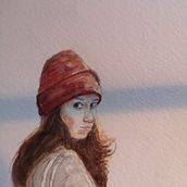 Julia Ein Projekt aus dem Bereich Porträtzeichnung und Aquarellmalerei von hen_stein - 16.10.2020