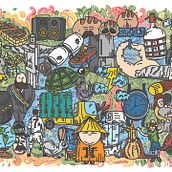 Mi Proyecto del curso: Ilustración vectorial con estilo doodle. Vector Illustration project by Manuel Perez - 10.16.2020