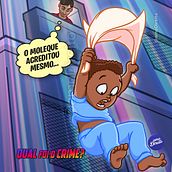 Ilustração para o quadro 'Qual foi o Crime?', do Instagram @amoDireito. Un proyecto de Ilustración tradicional de Márkin Lima - 01.10.2020