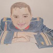  Retrato realista con lápices de colores. Painting project by marcuchara - 10.17.2020