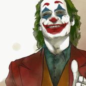 JOKER. Fine Arts, Character Design, Traditional illustration, Watercolor Painting, and Digital Painting project by max@ndr - 10.27.2020