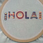 Mi Proyecto del curso: Letras bordadas: el hilo como herramienta gráfica. Embroider project by Mara Arroyo - 10.17.2020