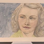 My project in Watercolor Portrait from a Photo course. Portrait Drawing, and Watercolor Painting project by oldtroutstudio - 10.18.2020