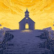 Preacher. Poster. Poster Design, Ink Illustration, and Digital Illustration project by Cristian Sánchez - 01.18.2019