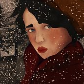 First Snow Ein Projekt aus dem Bereich Kinderillustration und Traditionelle Illustration von Hannah Maureen Muth - 18.10.2020
