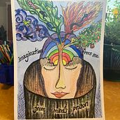 My project in Artistic Illustration: Draw from Your Imagination course. Traditional illustration project by alissaspring - 10.18.2020