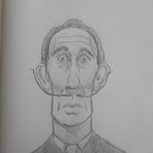 Meu projeto do curso: Retrato em caricatura com grafite. Desenho a lápis projeto de Bruno Kehl - 19.10.2020