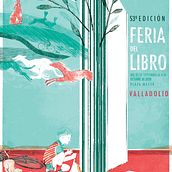 Cartel feria del libro de Valladolid. Traditional illustration project by Cintia Martín - 10.19.2020