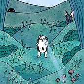 Pepe explorador.. Traditional illustration, Digital Illustration, and Children's Illustration project by Alejandra Yuriar - 10.19.2020