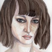 My project in Watercolor Portrait from a Photo course. Figure Drawing, Portrait Drawing, and Watercolor Painting project by Tamara - 10.19.2020