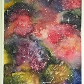 Galáxiando  Ein Projekt aus dem Bereich Aquarellmalerei von giulianabarros - 05.11.2020