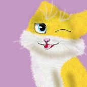 Un dibujo de un gato medio realista { A drawing of realistic half cat } Ein Projekt aus dem Bereich Artistische Zeichnung von noemimeridarodriguez - 20.10.2020