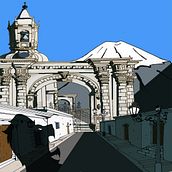 Mi Proyecto del curso: LA CIUDAD BLANCA DE AREQUIPA - PERÚ. Un progetto di Disegno di carlos cornejo rodriguez - 20.10.2020