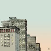 My project in Architectural Illustration: Capture a City’s Personality course Ein Projekt aus dem Bereich Digitale Illustration und Traditionelle Illustration von Nika Yakubovich - 20.10.2020