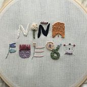 My project in Introduction to Raised Embroidery course. Een project van Borduurwerk van Florencia Velasco - 20.10.2020
