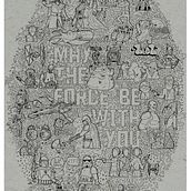 Doodles Star Wars - May The Force Be With You - por TheMoogOriginal. Traditional illustration project by The Moog - 10.21.2020