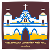 Mapa de Ataco. Ilustração vetorial projeto de Francisco Carpio - 20.10.2020