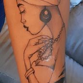 Mi Proyecto del curso: Tatuaje para principiantes. Un progetto di Design di tatuaggi di Edwin Moises Santana Velazquez - 16.10.2020