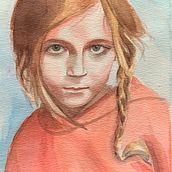 My project in Artistic Portrait with Watercolors course. Watercolor Painting project by Ellison Stephenson - 11.13.2020