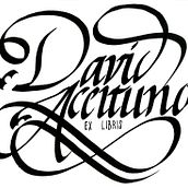 Mi Proyecto del curso: Caligrafía para un Ex libris. H, and Lettering project by David Aceituno Gutiérrez - 10.21.2020