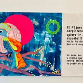 El pájaro carpintero no sabe dar besos . Un proyecto de Collage de palomalazaro22 - 21.02.2021