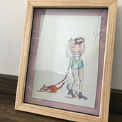 ¡Terminé el primer proyecto!. Traditional illustration project by Alejandra Villegas - 10.22.2020