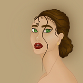 Mi Proyecto del curso: Retrato de personajes femeninos con Procreate. Character Design, and Digital Design project by Laura Garcia Inglés - 10.22.2020