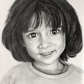 Retrato niña. Proyecto final. Ein Projekt aus dem Bereich Porträtzeichnung von Irene Jorquera - 22.10.2020