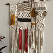 Meu projeto do curso: Introdução ao macramê: criação de um tapete decorativo Ein Projekt aus dem Bereich Makramee von Vinicius Gama Freitas - 22.11.2020