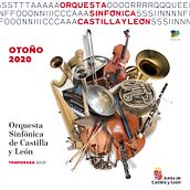 Diseño temporada Otoño 2020 de la  Orquesta Sinfónica de Castilla y León. Projekt z dziedziny Projektowanie graficzne, Ed, cja filmów i  Reklama użytkownika Carlos Arribas Pérez - 15.07.2020
