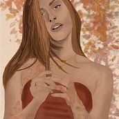 Proyecto Procreate. Retrato ilustrado. . Projekt z dziedziny Trad, c i jna ilustracja użytkownika Vero Rguez - 22.10.2020