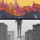 One decision. Un proyecto de Ilustración digital e Ilustración tradicional de nagasatya dhanush hebbur ravishankar - 01.02.2019