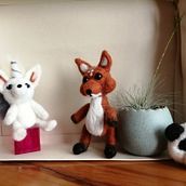 Mi Proyecto del curso: Needle felting: creación de personajes con lana y aguja. Un proyecto de Creatividad de Lizeeth Oliva Aguirre - 14.04.2021