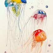 My project in Modern Watercolor Techniques course. Un projet de Illustration traditionnelle de Francesca Di Mari - 24.10.2020