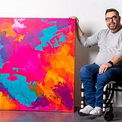 Vortex. Acr, and lic Painting project by Jérôme Dufrane Privé - 10.24.2020