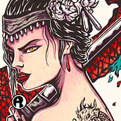 Katana!. Un progetto di Stampa e Illustrazione tradizionale di Renato Rique - 17.10.2020