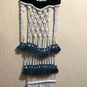 Mi Proyecto del curso: Introducción al macramé: creación de un tapiz decorativo. Decoration project by mafemaga_fm - 10.25.2020